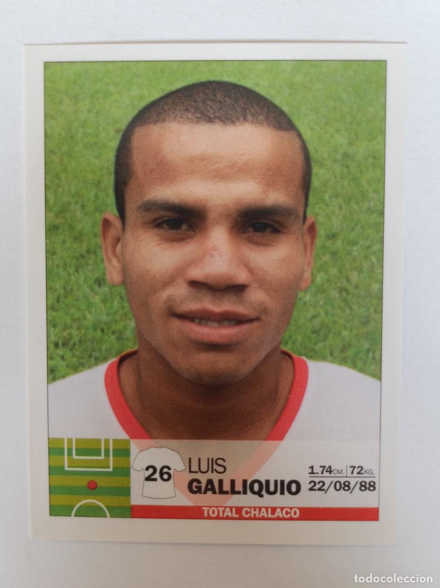 Cromos de F&uacute;tbol: #93 LUIS GALLIQUIO (TOTAL CHALACO) COPA CABLE MAGICO LIGA PERU 2010 PANINI