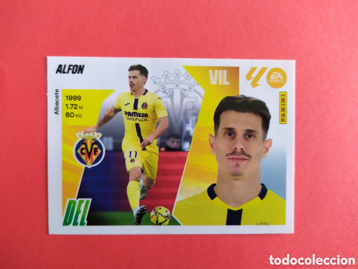Cartes &agrave; collectionner de Football: ALFON VILLARREAL CF N&Uacute;M 38 MERCADO INVIERNO PANINI 25 26