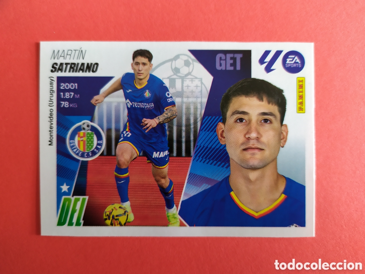 Cromos de F&uacute;tbol: SATRIANO GETAFE CF N&Uacute;M 17 MERCADO INVIERNO PANINI 25 26