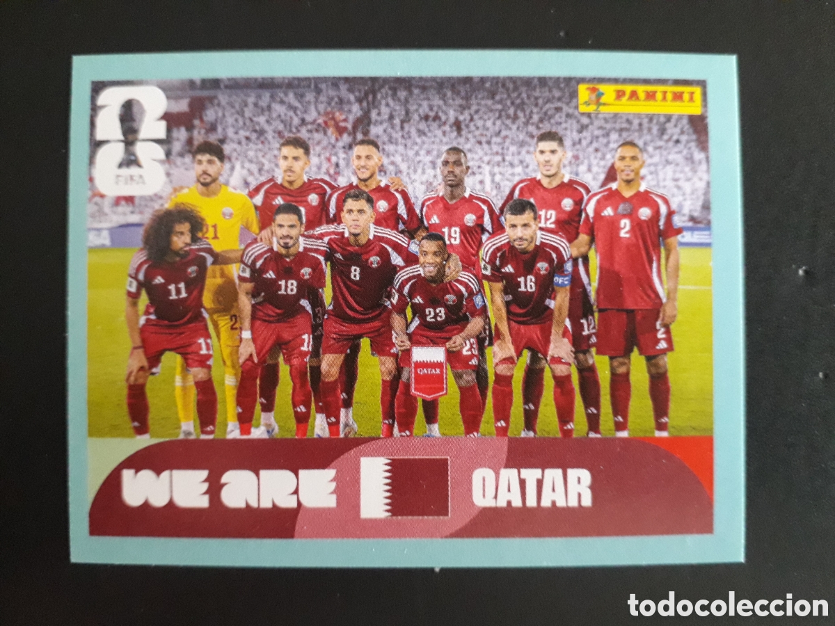 Cromos de F&uacute;tbol: EQUIPO QATAR QAT 13 MUNDIAL F&Uacute;TBOL 2026 FIFA WORLD CUP PANINI SIN PEGAR PEDIDO M&Iacute;NIMO 3&euro;
