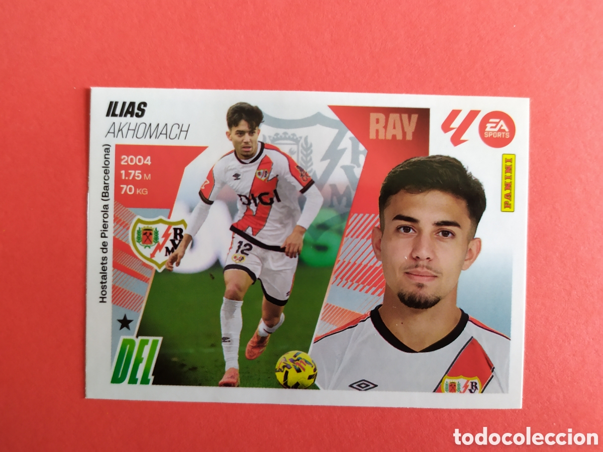 Cromos de F&uacute;tbol: ILIAS RAYO VALLECANO N&Uacute;M 30 MERCADO INVIERNO PANINI 25 26