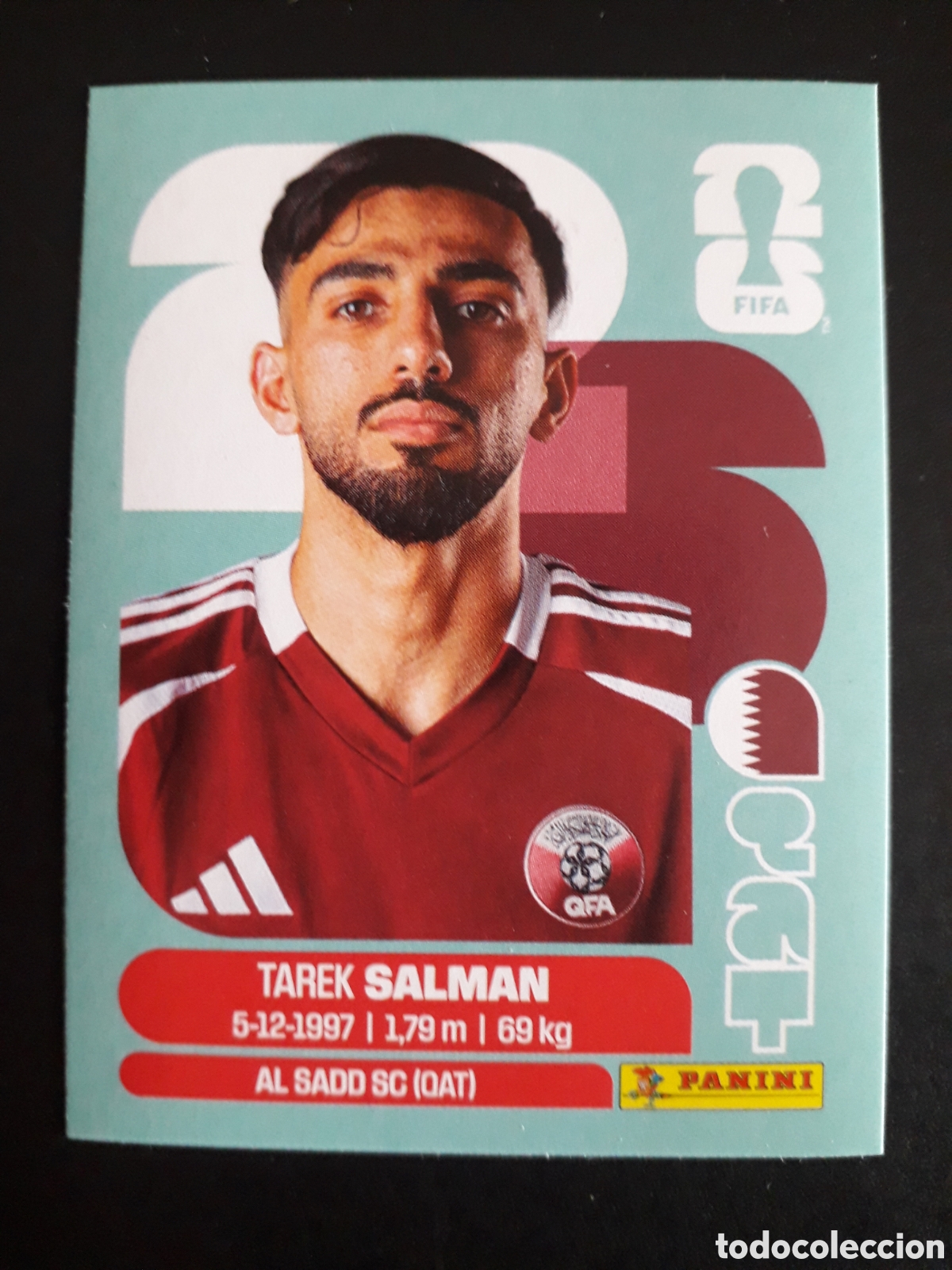 Cromos de F&uacute;tbol: SALMAN QATAR QAT 8 MUNDIAL F&Uacute;TBOL 2026 FIFA WORLD CUP PANINI SIN PEGAR PEDIDO M&Iacute;NIMO 3&euro;