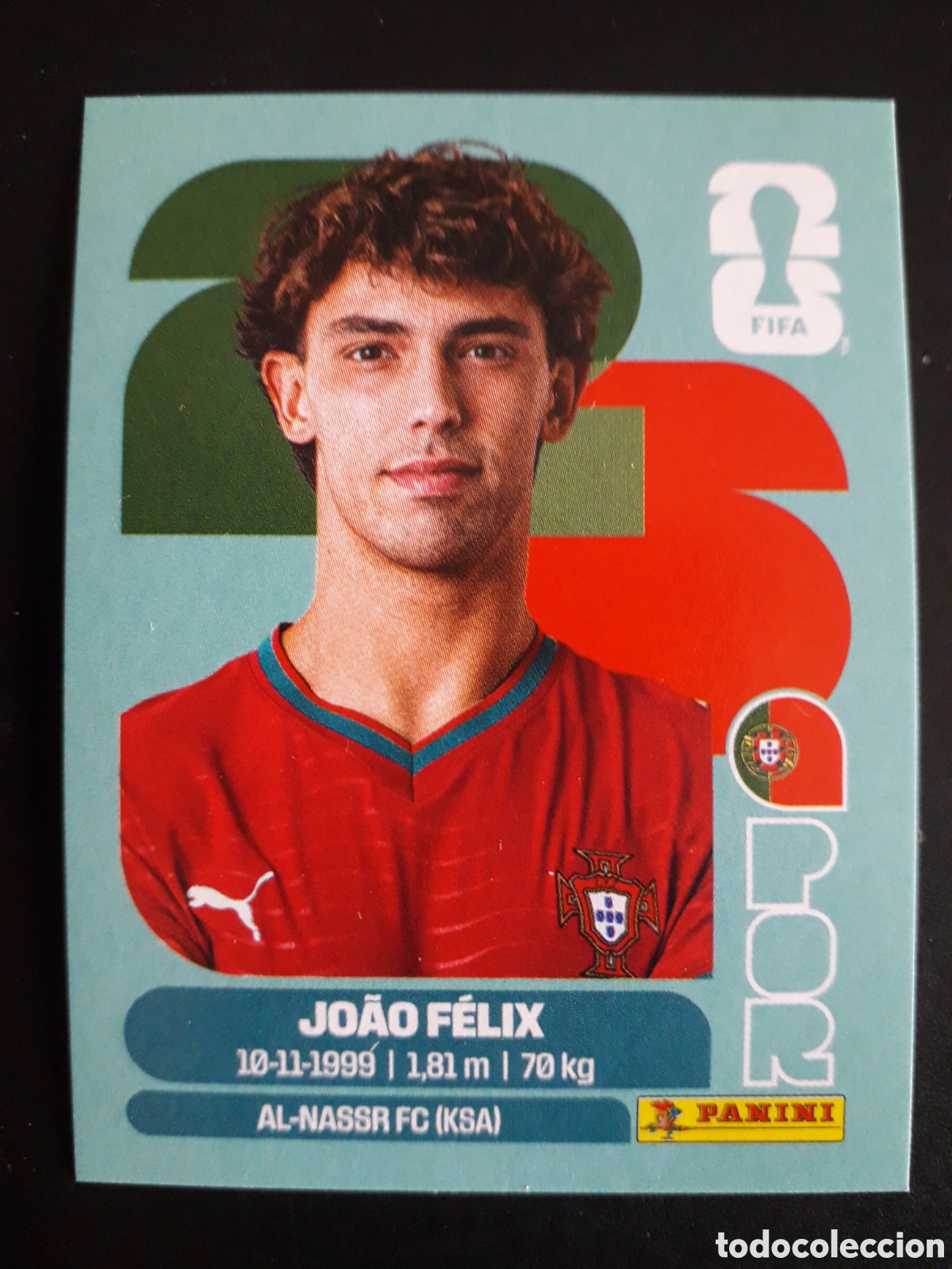 Cromos de F&uacute;tbol: JO&Atilde;O F&Eacute;LIX PORTUGAL POR 17 MUNDIAL F&Uacute;TBOL 2026 FIFA WORLD CUP PANINI SIN PEGAR PEDIDO M&Iacute;NIMO 3&euro;