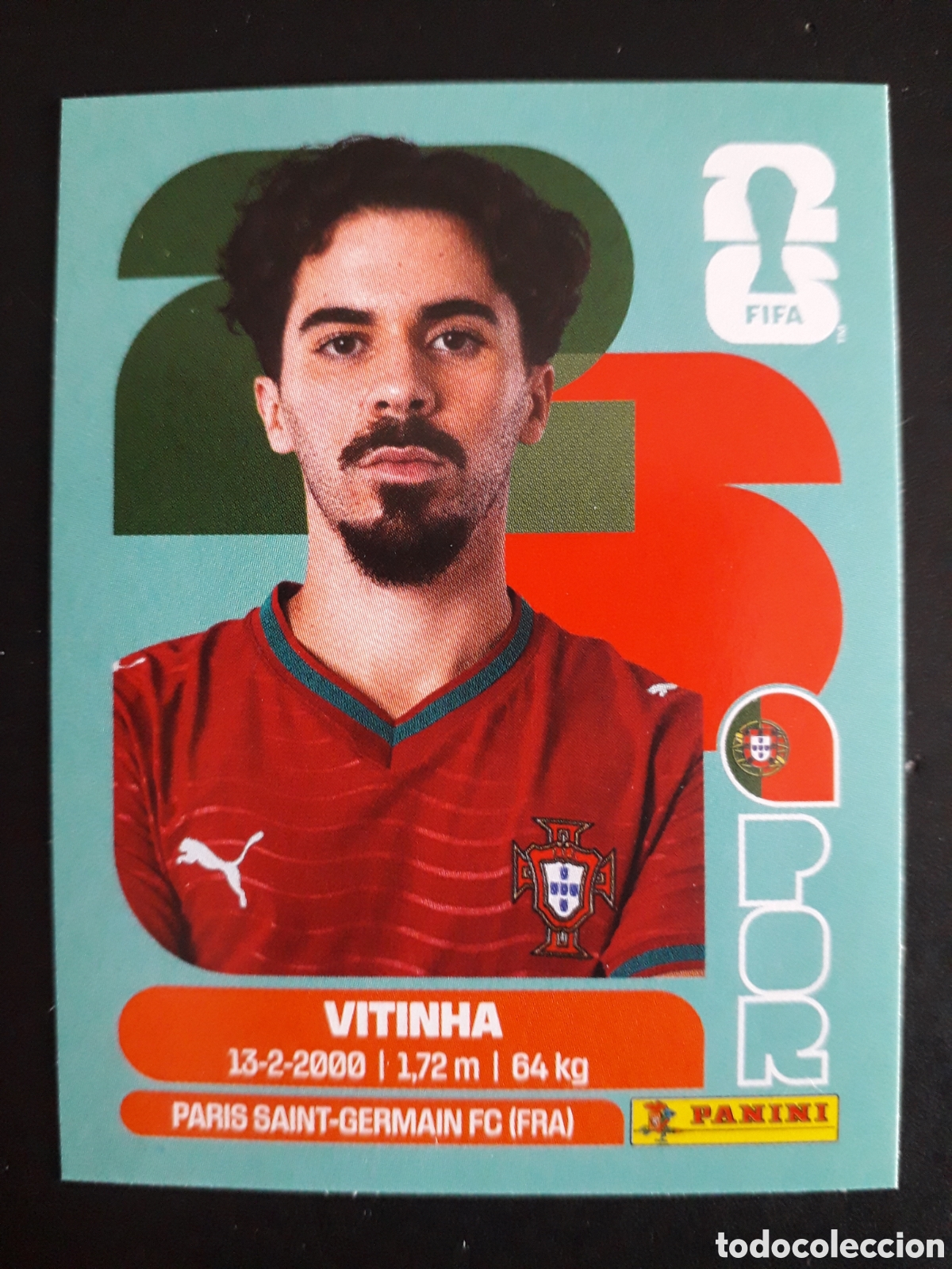 Cromos de F&uacute;tbol: VITINHA PORTUGAL POR 12 MUNDIAL F&Uacute;TBOL 2026 FIFA WORLD CUP PANINI SIN PEGAR PEDIDO M&Iacute;NIMO 3&euro;.