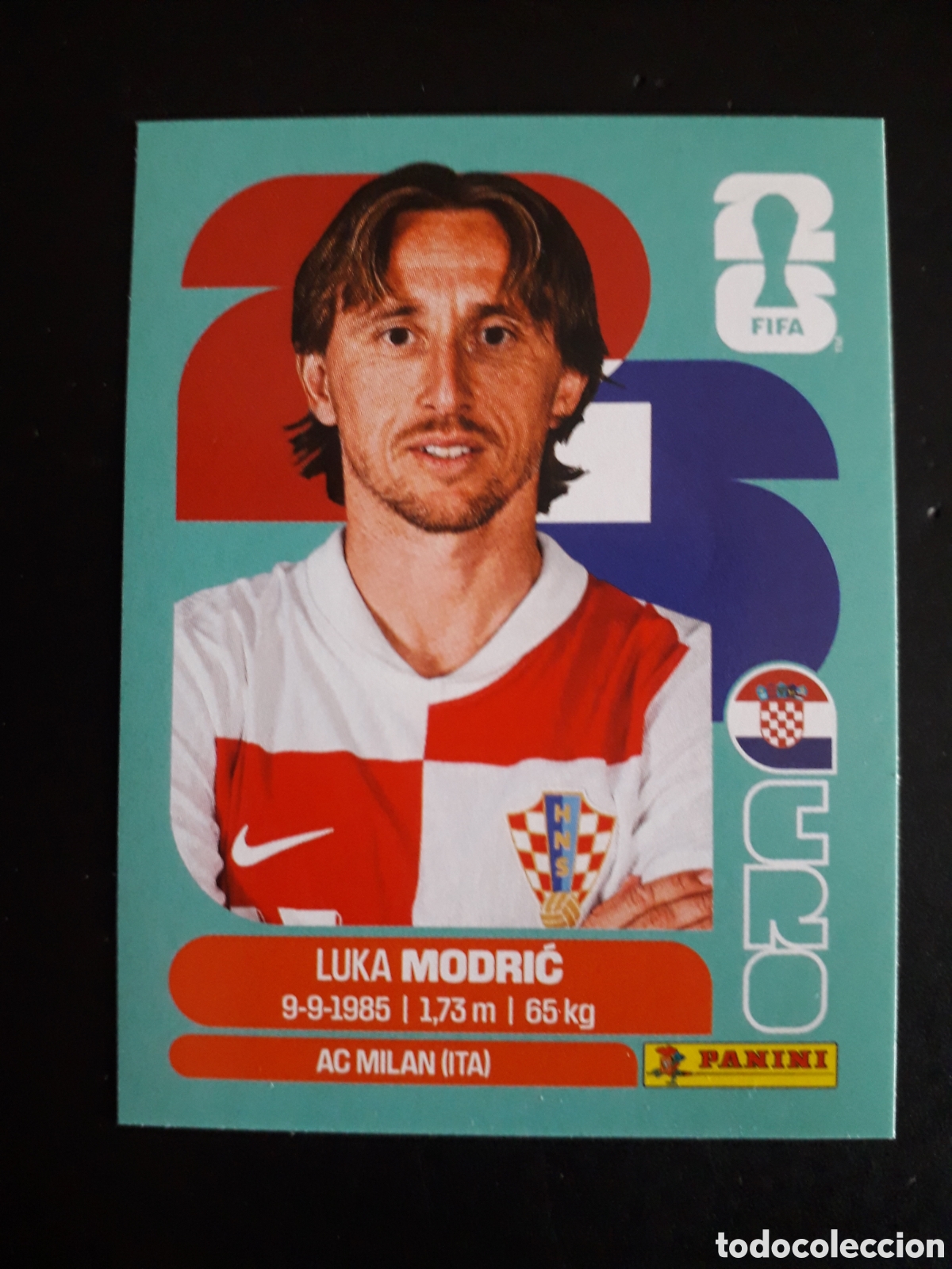 Cromos de F&uacute;tbol: MODRIĆ CROACIA CRO 9 MUNDIAL F&Uacute;TBOL 2026 FIFA WORLD CUP PANINI SIN PEGAR PEDIDO M&Iacute;NIMO 3&euro;.