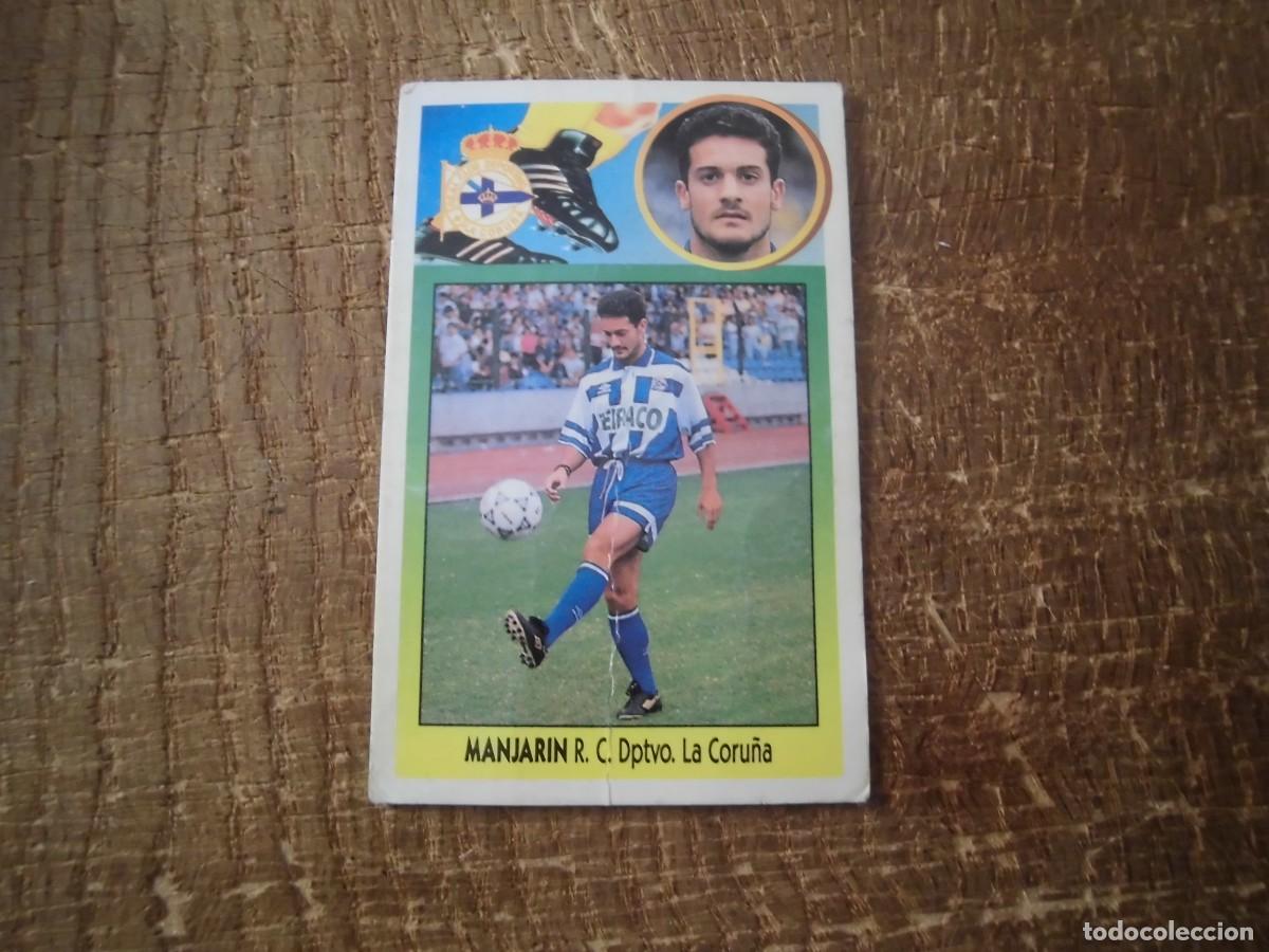 Cromos de Futebol: MANJAR&Iacute;N DEPORTIVO DE LA CO &Uacute;LTIMOS FICHAJES N&ordm; 13 LIGA 93-94 EDICIONES ESTE CROMO CART&Oacute;N RECUPERADO