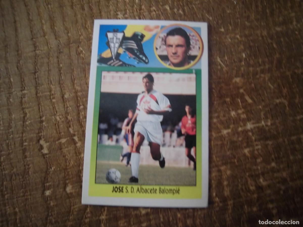 Cromos de F&uacute;tbol: JOSE ALBACETE &Uacute;LTIMOS FICHAJES N&ordm; 20 LIGA 93-94 EDICIONES ESTE CROMO CART&Oacute;N RECUPERADO