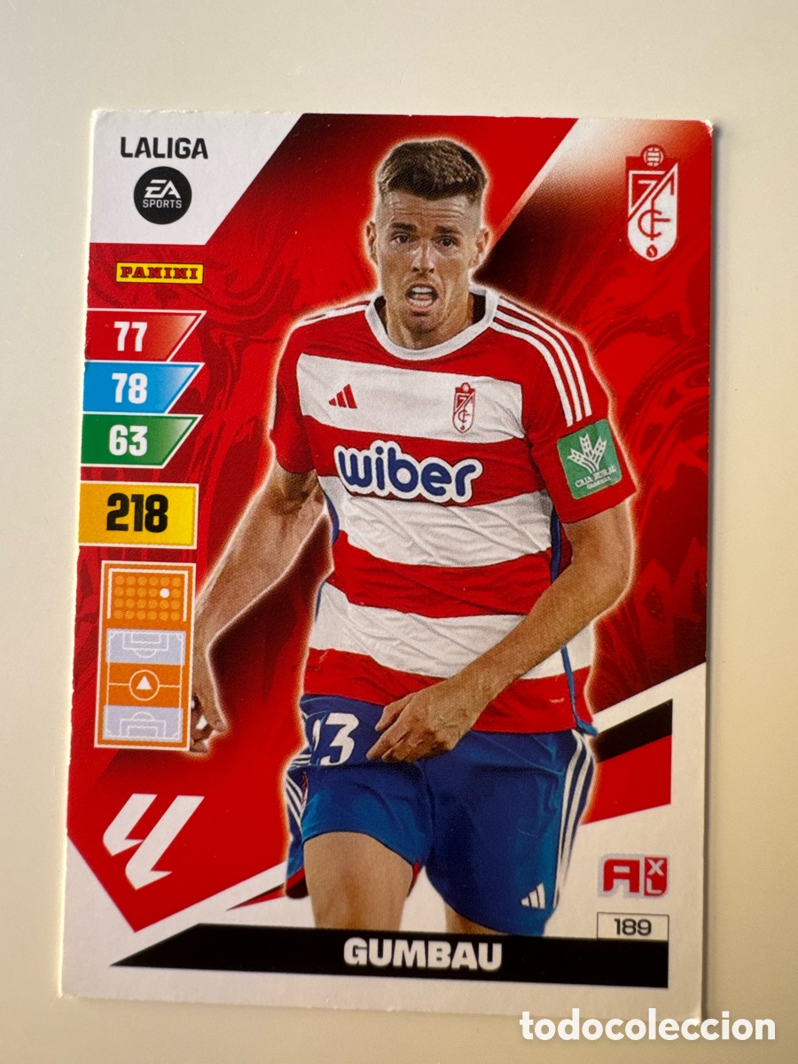 Cartes &agrave; collectionner de Football: PANINI ADRENALYN XL La Liga 2023 2024 23 24 Gerard Gumbau Granada CF N&ordm; 189