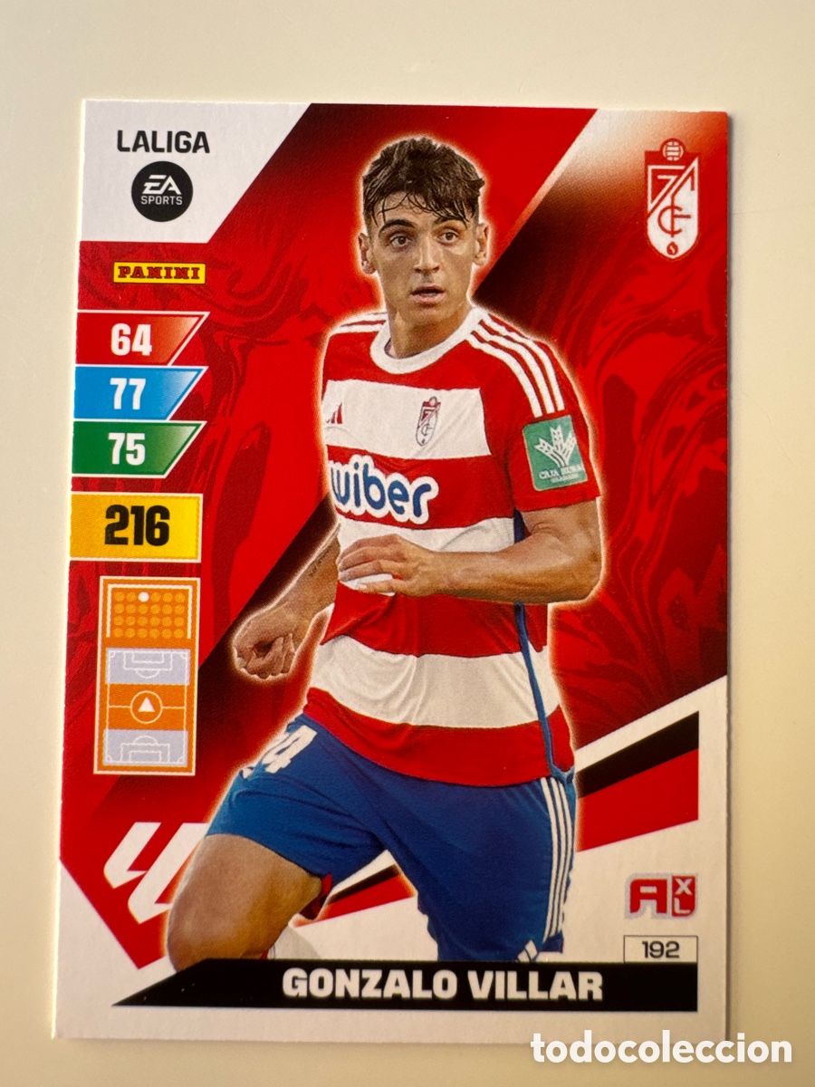 Cromos de F&uacute;tbol: PANINI ADRENALYN XL La Liga 2023 2024 23 24 Gonzalo Villar Granada CF N&ordm; 192