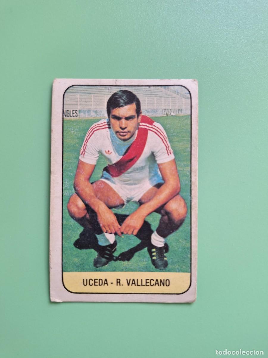 Cartes &agrave; collectionner de Football: CROMO DE F&Uacute;TBOL UCEDA RAYO VALLECANO NUNCA PEGADO SIN PEGAR EDICIONES ESTE 78 79 1978 1979