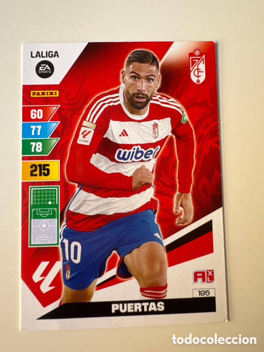 Cartes &agrave; collectionner de Football: PANINI ADRENALYN XL La Liga 2023 2024 23 24 Antonio Puertas Granada CF N&ordm; 195