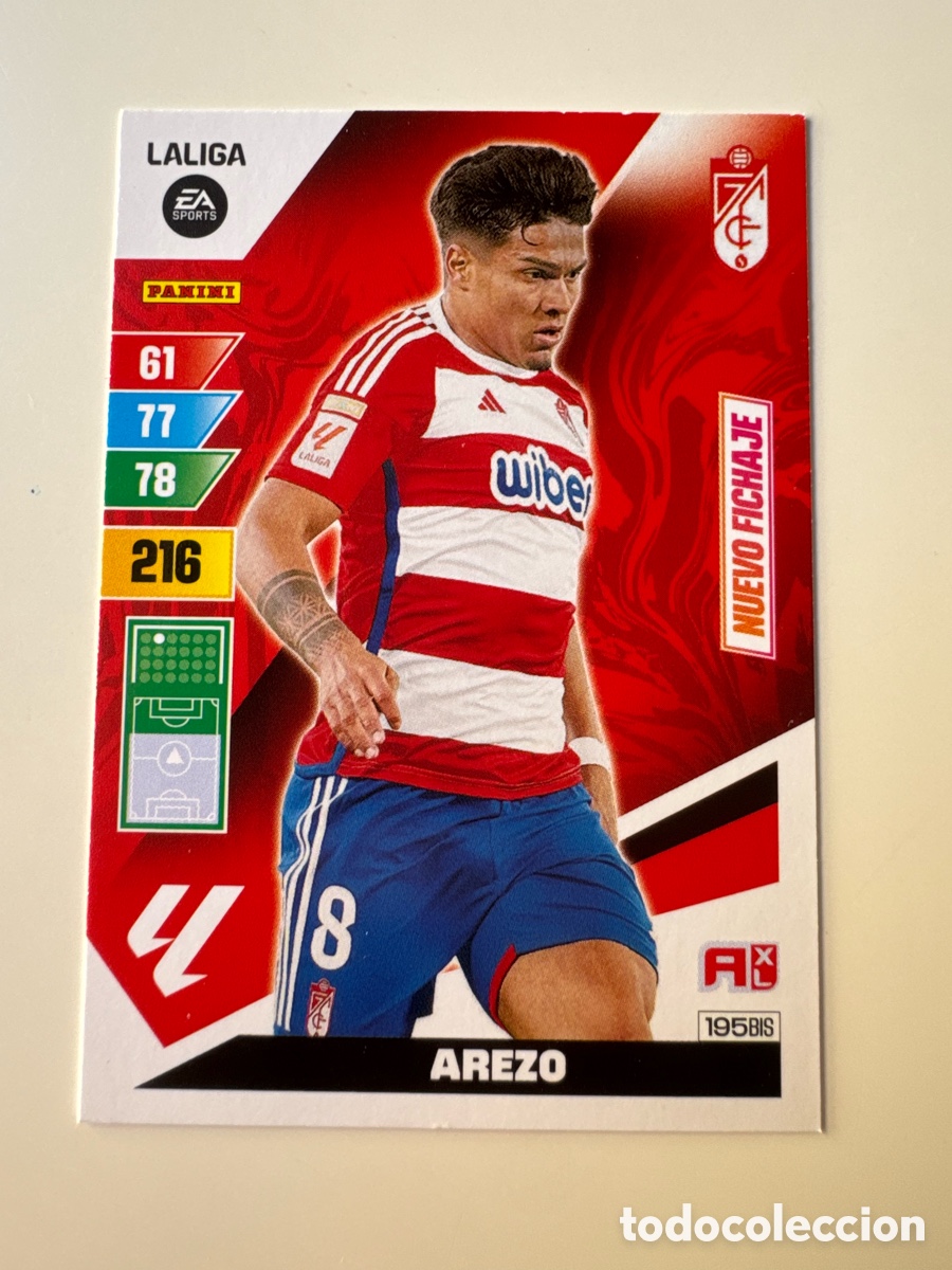Cartes &agrave; collectionner de Football: PANINI ADRENALYN XL La Liga 2023 2024 23 24 Mat&iacute;as Arezo Granada CF N&ordm; 195 BIS