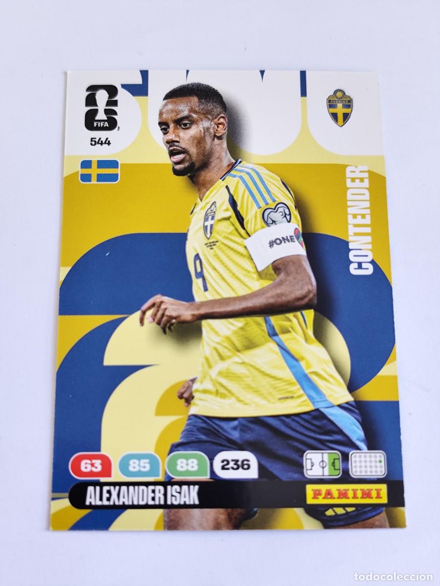 Cromos de Futebol: FIFA WORLD CUP 2026 PANINI ADRENALYN XL 544 ALEXANDER ISAK - CONTENDER SUECIA