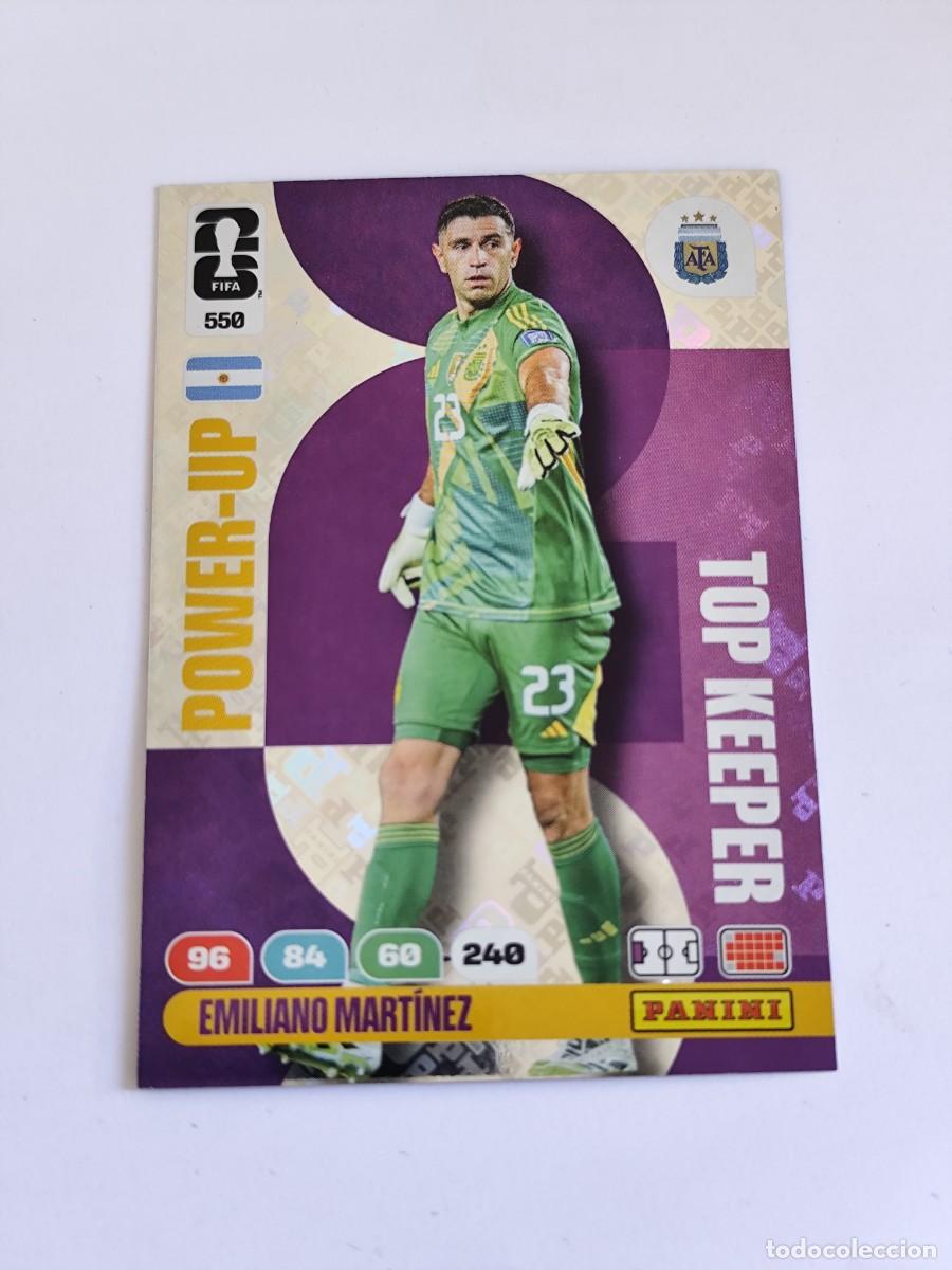 Fu&szlig;ball-Sticker: FIFA WORLD CUP 2026 PANINI ADRENALYN XL 550 EMILIANO MART&Iacute;NEZ - POWER UP TOP KEEPER ARGENTINA