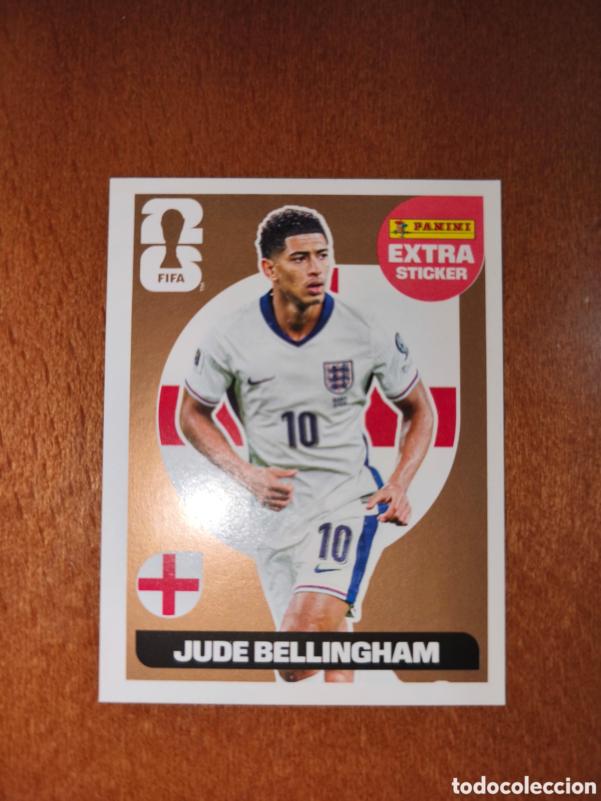 Cromos de F&uacute;tbol: Jude Bellingham EXTRA STICKER BRONCE Fifa World Cup 2026 Inglaterra