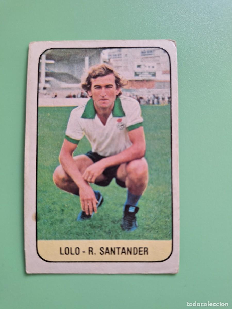 Cromos de F&uacute;tbol: CROMO DE F&Uacute;TBOL LOLO RACING DE SANTANDER NUNCA PEGADO SIN PEGAR EDICIONES ESTE 78 79 1978 1979