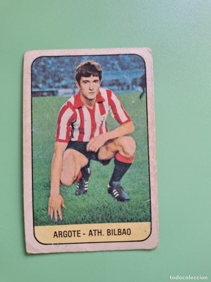 Cromos de F&uacute;tbol: CROMO DE F&Uacute;TBOL ARGOTE ATHLETIC DE BILBAO NUNCA PEGADO SIN PEGAR EDICIONES ESTE 78 79 1978 1979