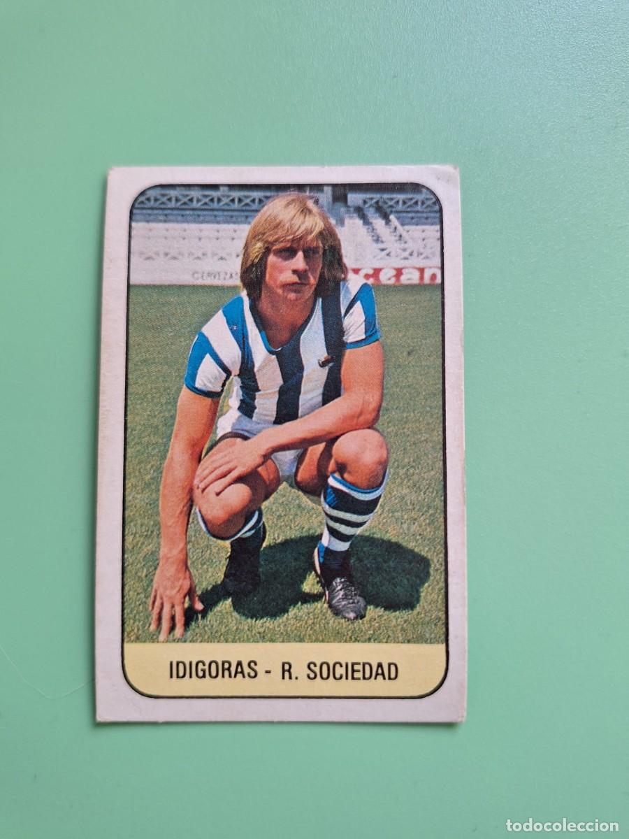 Cromos de F&uacute;tbol: CROMO DE F&Uacute;TBOL IDIGORAS REAL SOCIEDAD NUNCA PEGADO SIN PEGAR EDICIONES ESTE 78 79 1978 1979