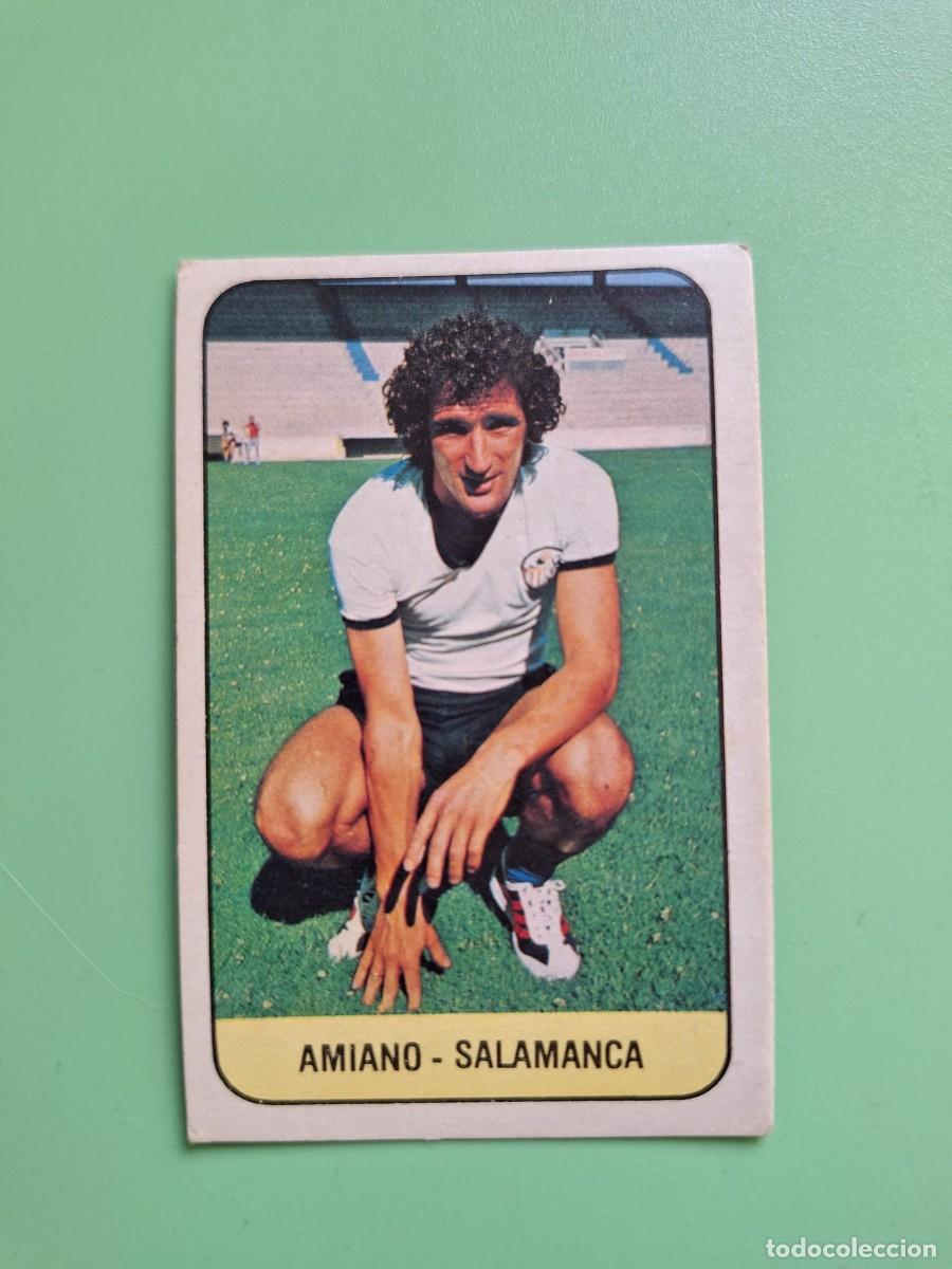 Cromos de F&uacute;tbol: CROMO DE F&Uacute;TBOL AMIANO SALAMANCA NUNCA PEGADO SIN PEGAR EDICIONES ESTE 78 79 1978 1979