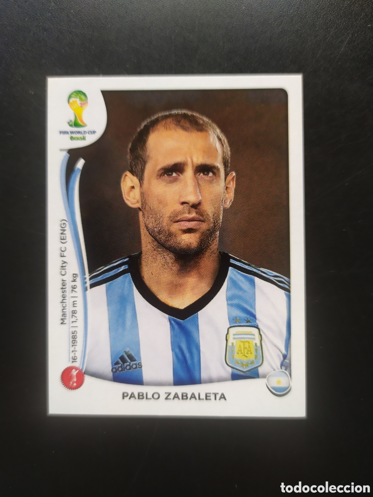 Cromos de F&uacute;tbol: Mundial FIFA Brasil 2014 panini Zabaleta n&deg; 415 Argentina