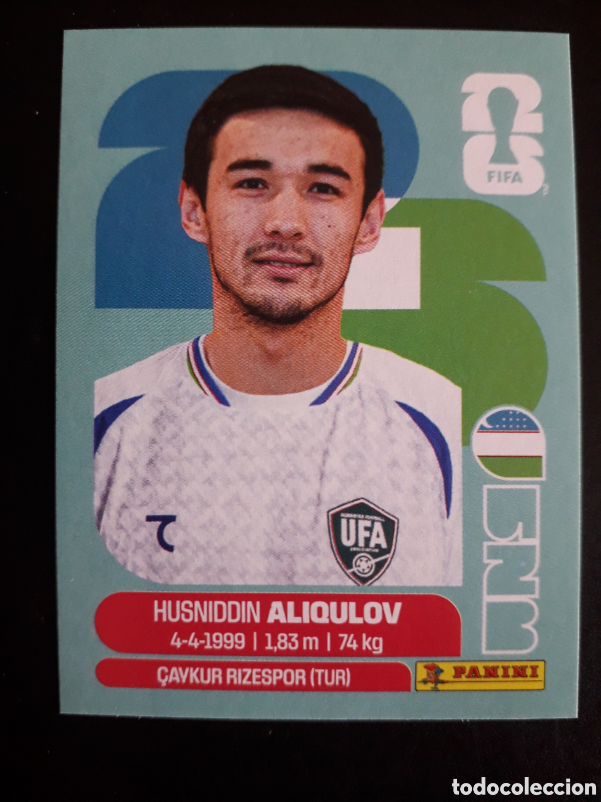 Cromos de F&uacute;tbol: ALIQULOV UZBEKISTAN UZB 6 MUNDIAL F&Uacute;TBOL 2026 FIFA WORLD CUP PANINI SIN PEGAR PEDIDO M&Iacute;NIMO 3&euro;