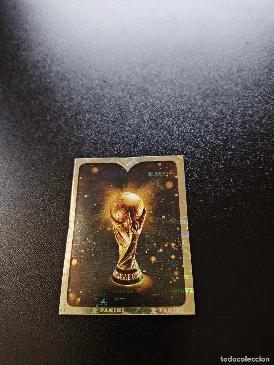 Cromos de F&uacute;tbol: 2 FIFA World Cup Trophy TROFEO SIN PEGAR FIFA WORLD CUP MUNDIAL RUSIA 2018 NO LIGA ESTE