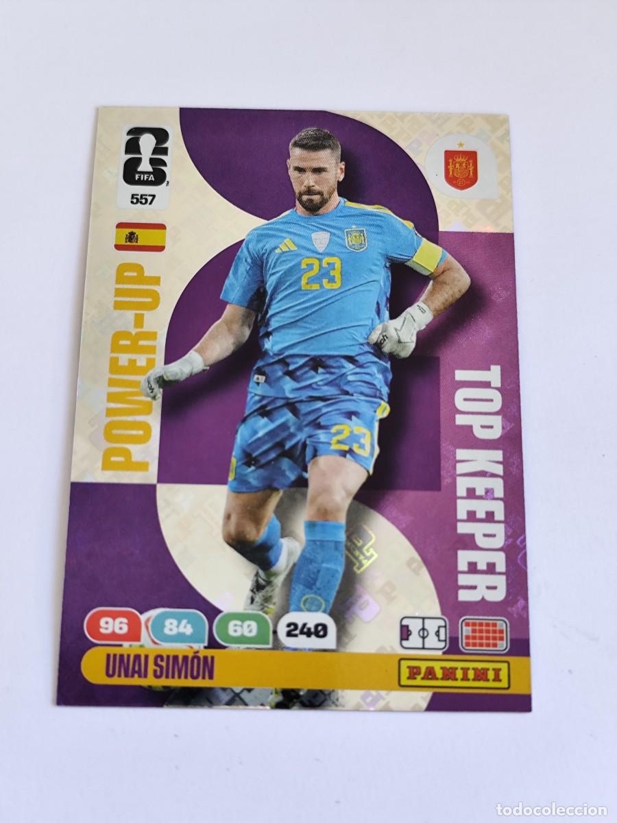 Figurine di Calcio: FIFA WORLD CUP 2026 PANINI ADRENALYN XL 557 UNAI SIMON - POWER UP TOP KEEPER ESPA&Ntilde;A