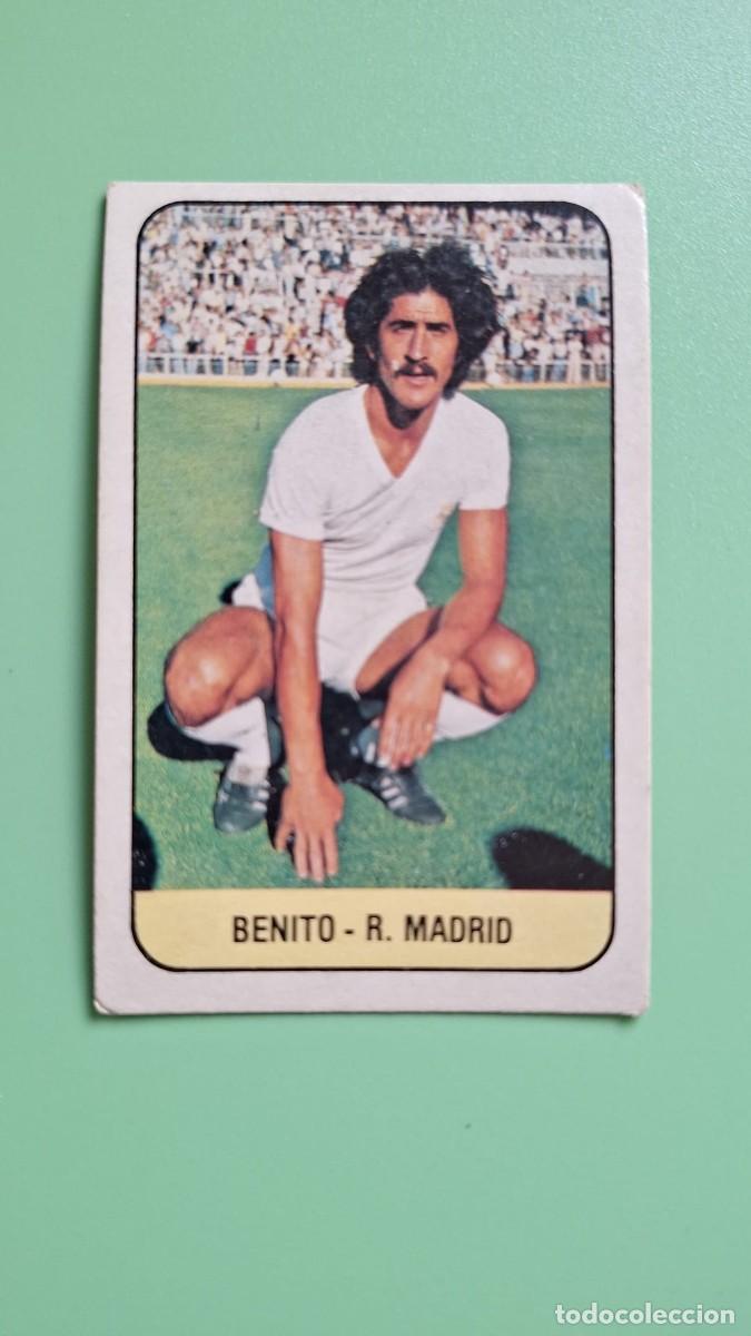 Figurine di Calcio: CROMO DE F&Uacute;TBOL BENITO REAL MADRID NUNCA PEGADO SIN PEGAR EDICIONES ESTE 78 79 1978 1979