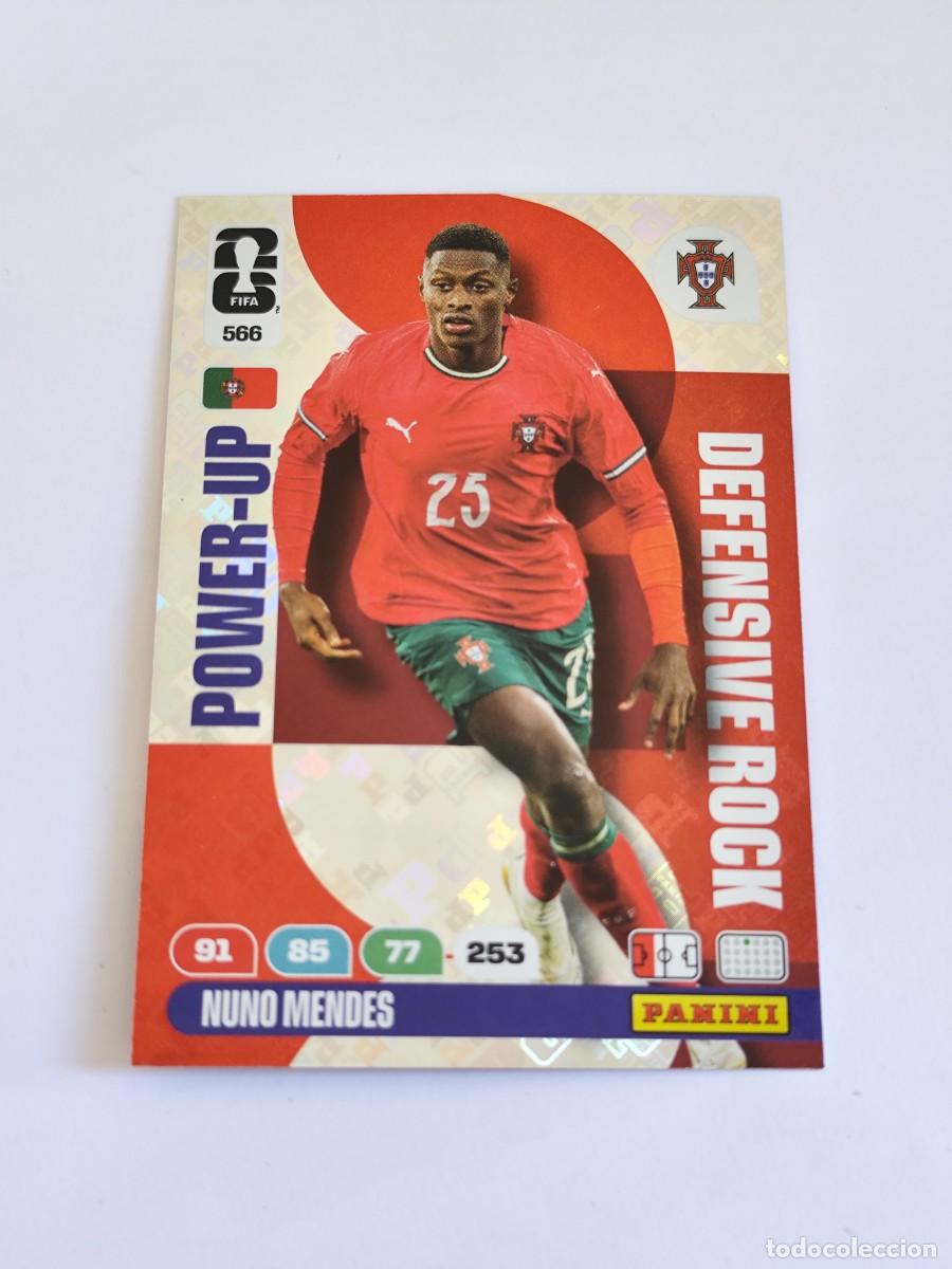Cromos de F&uacute;tbol: FIFA WORLD CUP 2026 PANINI ADRENALYN XL 566 NUNO MENDES - POWER UP DEFENSIVE ROCK PORTUGAL