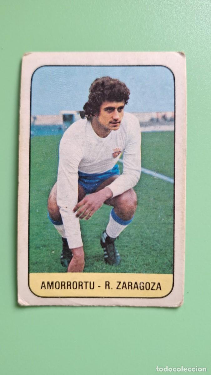 Cromos de F&uacute;tbol: CROMO DE F&Uacute;TBOL AMORRORTU FICHAJE 8 ZARAGOZA NUNCA PEGADO SIN PEGAR EDICIONES ESTE 78 79 1978 1979