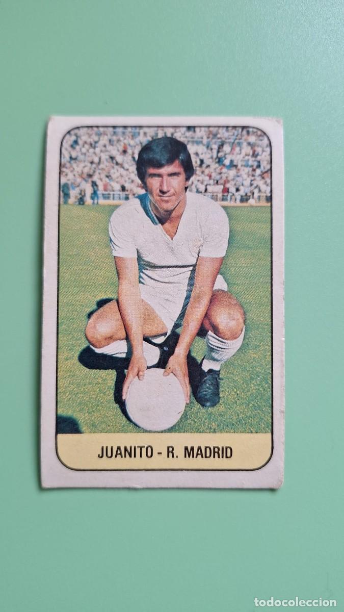 Cromos de F&uacute;tbol: CROMO DE F&Uacute;TBOL JUANITO REAL MADRID NUNCA PEGADO SIN PEGAR EDICIONES ESTE 78 79 1978 1979