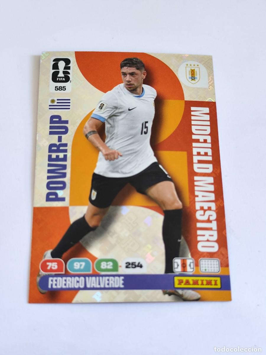 Cromos de F&uacute;tbol: FIFA WORLD CUP 2026 PANINI ADRENALYN XL 585 FEDERICO VALVERDE - POWER UP MIDFIELD MAESTRO URUGUAY