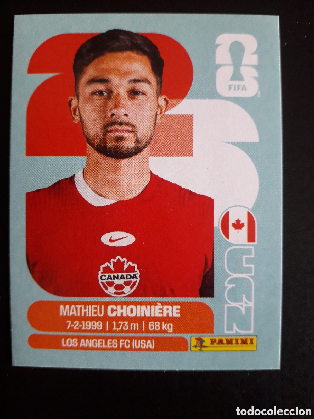 Cromos de F&uacute;tbol: CHOINI&Egrave;RE CANAD&Aacute; CAN 15 MUNDIAL F&Uacute;TBOL 2026 FIFA WORLD CUP PANINI SIN PEGAR PEDIDO M&Iacute;NIMO 3&euro;
