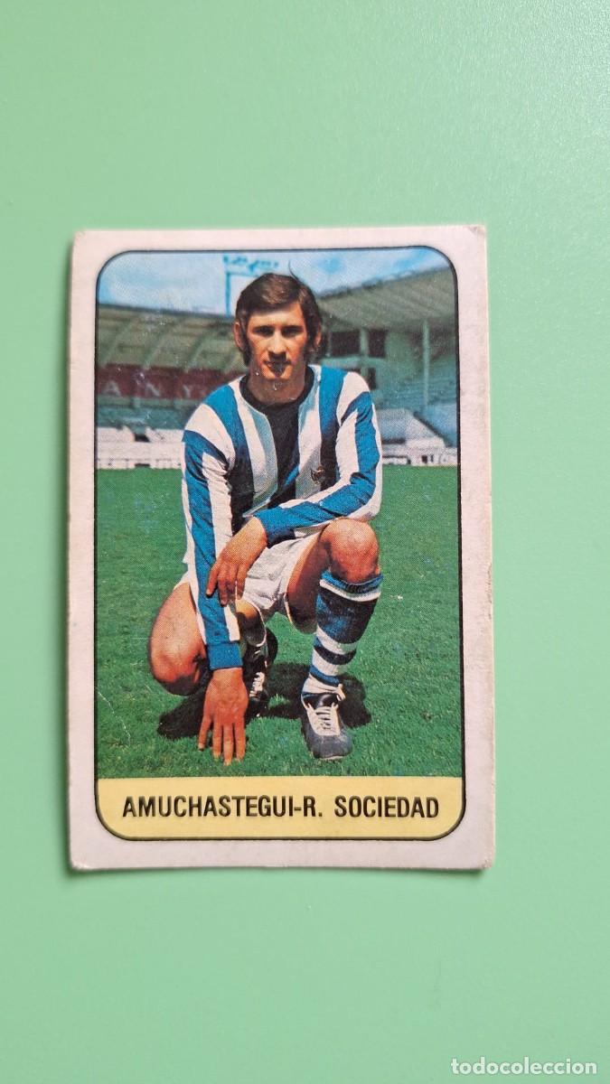 Cromos de F&uacute;tbol: CROMO DE F&Uacute;TBOL AMUCHASTEGUI REAL SOCIEDAD NUNCA PEGADO SIN PEGAR EDICIONES ESTE 78 79 1978 1979