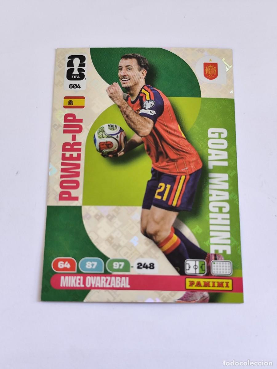 Figurine di Calcio: FIFA WORLD CUP 2026 PANINI ADRENALYN XL 604 MIKEL OYARZABAL - POWER UP GOAL MACHINE ESPA&Ntilde;A