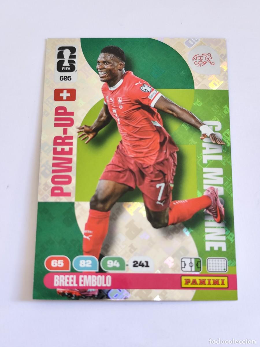 Figurine di Calcio: FIFA WORLD CUP 2026 PANINI ADRENALYN XL 605 BREEL EMBOLO - POWER UP GOAL MACHINE SUIZA
