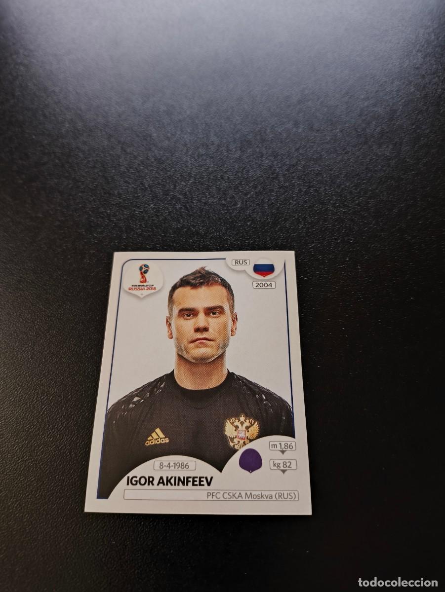 Cromos de F&uacute;tbol: 34 Igor Akinfeev RUSIA SIN PEGAR FIFA WORLD CUP MUNDIAL RUSIA 2018 NO LIGA ESTE