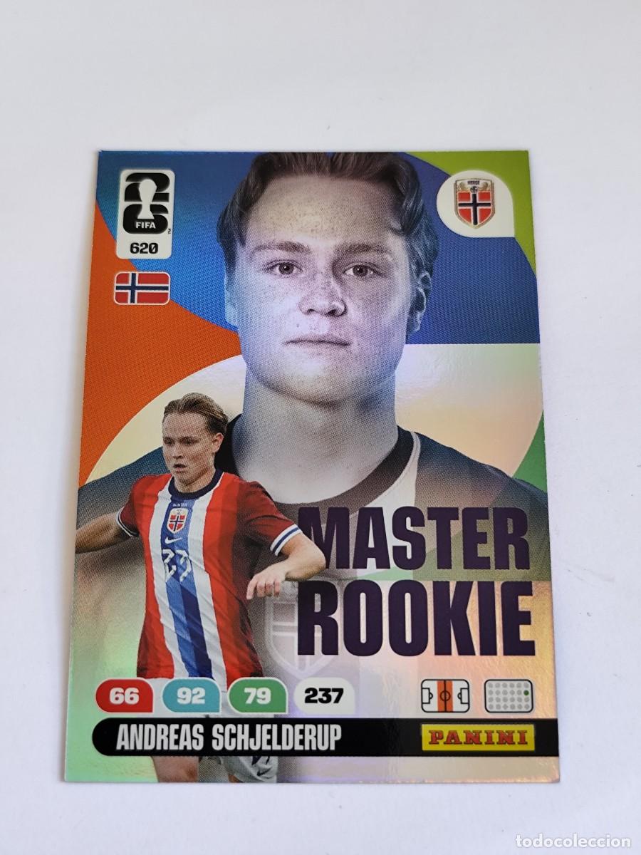 Cromos de F&uacute;tbol: FIFA WORLD CUP 2026 PANINI ADRENALYN XL 620 ANDREAS SCHJELDERUP - MASTER ROOKIE NORUEGA