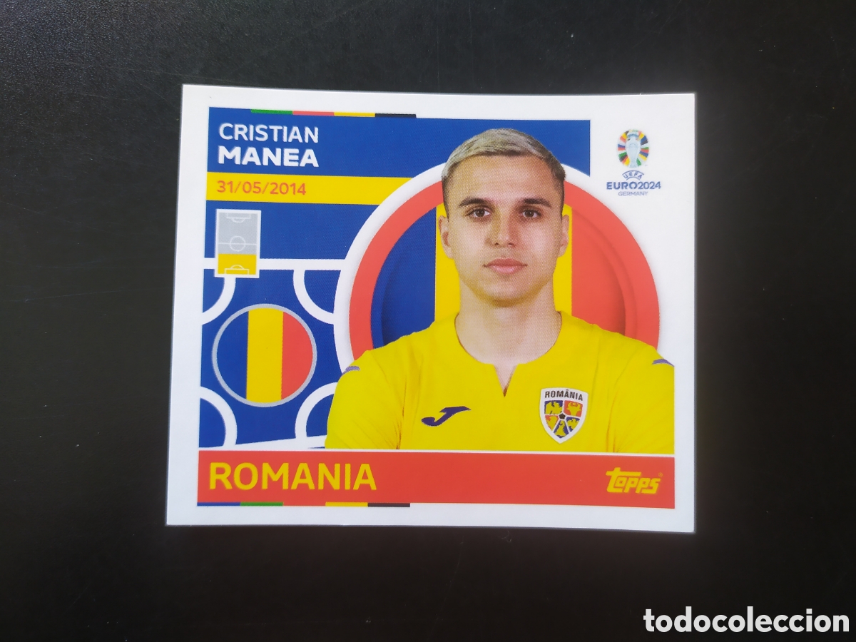 Cromos de F&uacute;tbol: UEFA EURO 2024 Germany stickers topps Manea ROM 7 Rumania