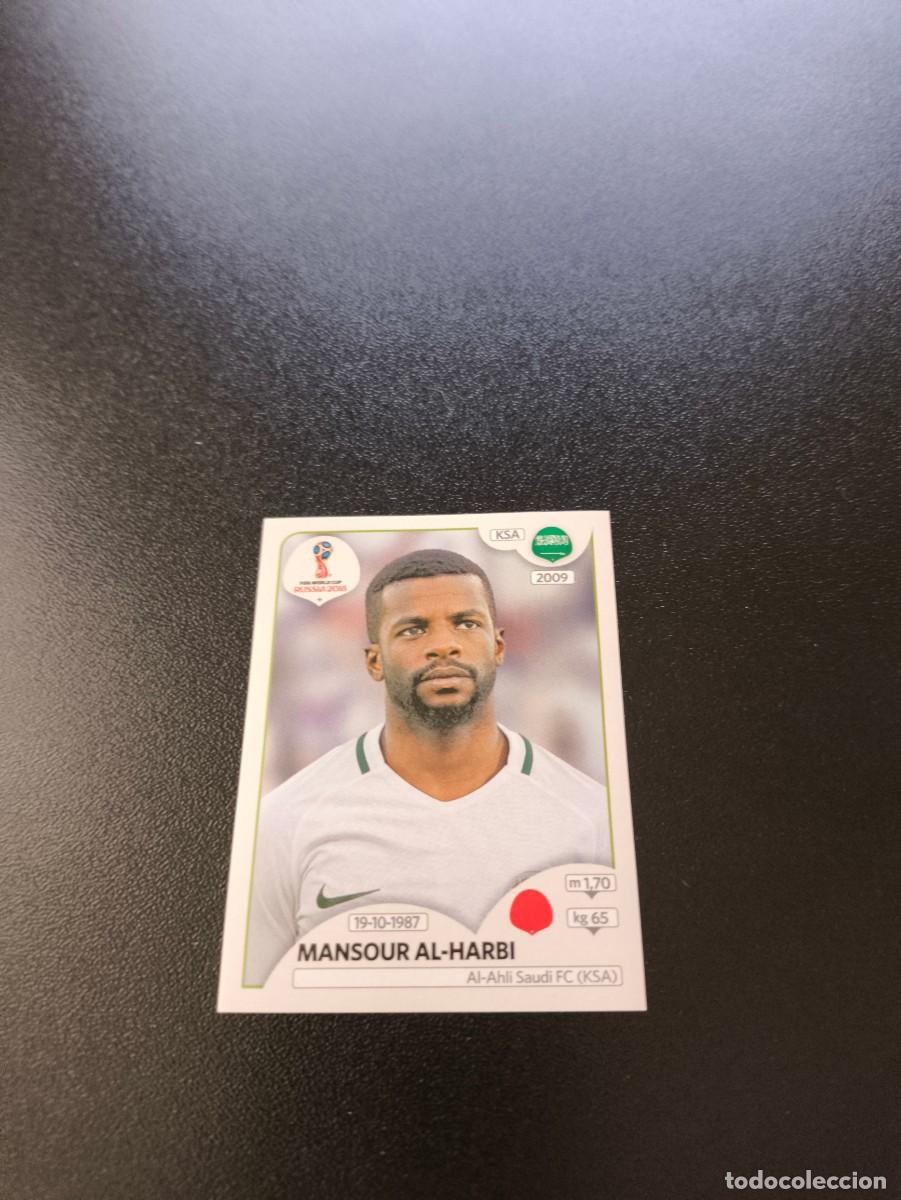 Cromos de F&uacute;tbol: 57 Mansour Al-Harbi ARABIA SAUDI SIN PEGAR FIFA WORLD CUP MUNDIAL RUSIA 2018 NO LIGA ESTE