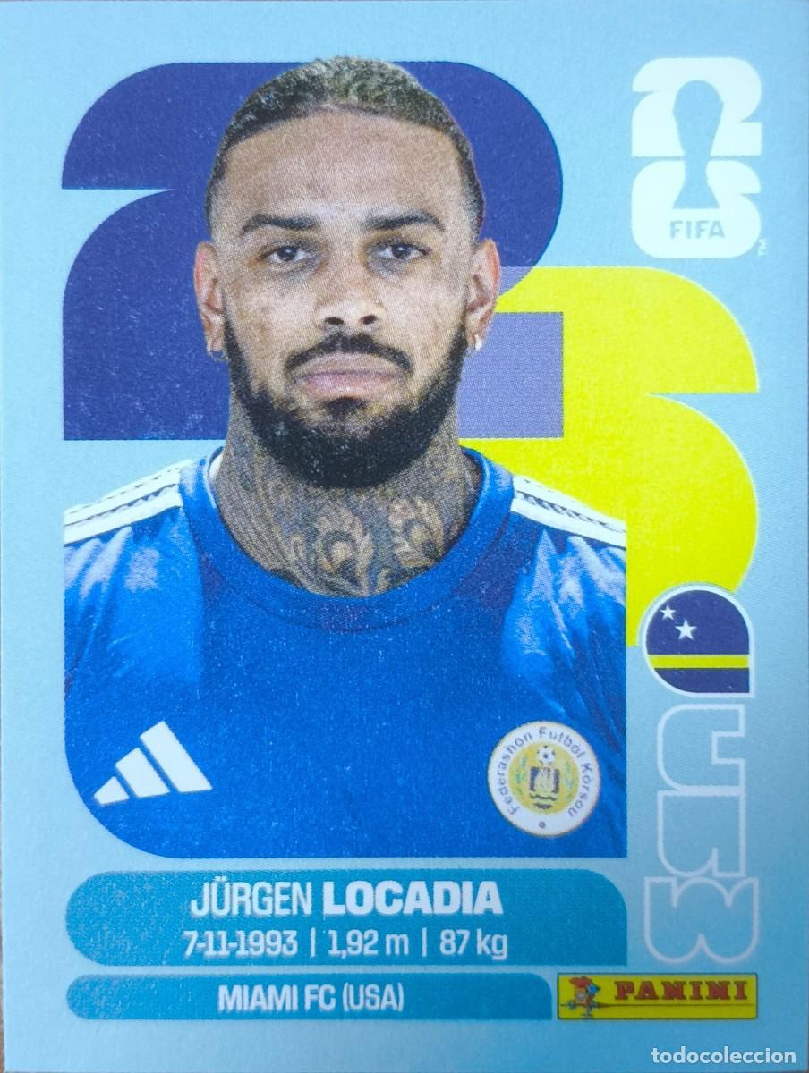 Cromos de F&uacute;tbol: FUTBOL - PANINI - MUNDIAL 2026 - FIFA WORLD CUP 2026 - CURA&Ccedil;AO - CUW 17 - J&Uuml;RGEN LOCADIA