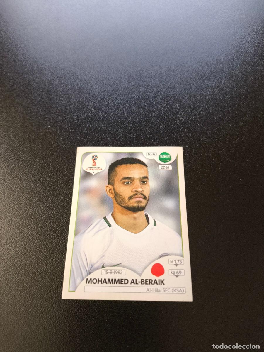 Cromos de F&uacute;tbol: 61 Mohammed Al-Beraik ARABIA SAUDI SIN PEGAR FIFA WORLD CUP MUNDIAL RUSIA 2018 NO LIGA ESTE