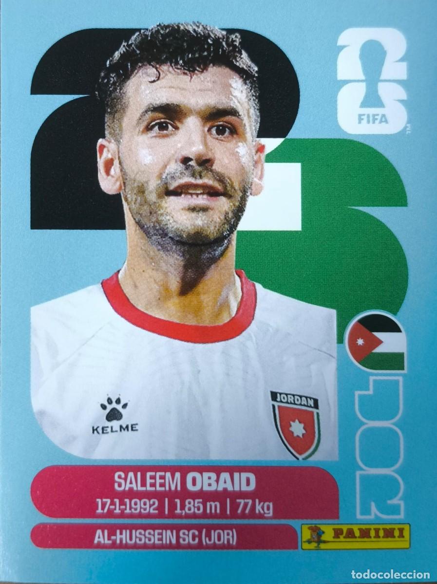 Cromos de F&uacute;tbol: FUTBOL - PANINI - MUNDIAL 2026 - FIFA WORLD CUP 2026 - JORDANIA - JOR 7 - SALEEM OBAID