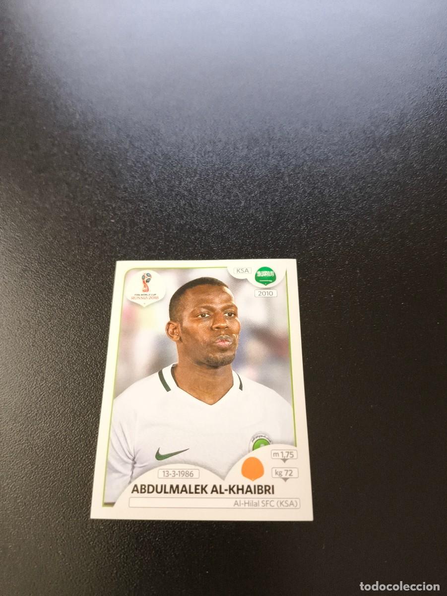 Cromos de F&uacute;tbol: 64 Abdulmalek Al-Khaibri ARABIA SAUDI SIN PEGAR FIFA WORLD CUP MUNDIAL RUSIA 2018 NO LIGA ESTE