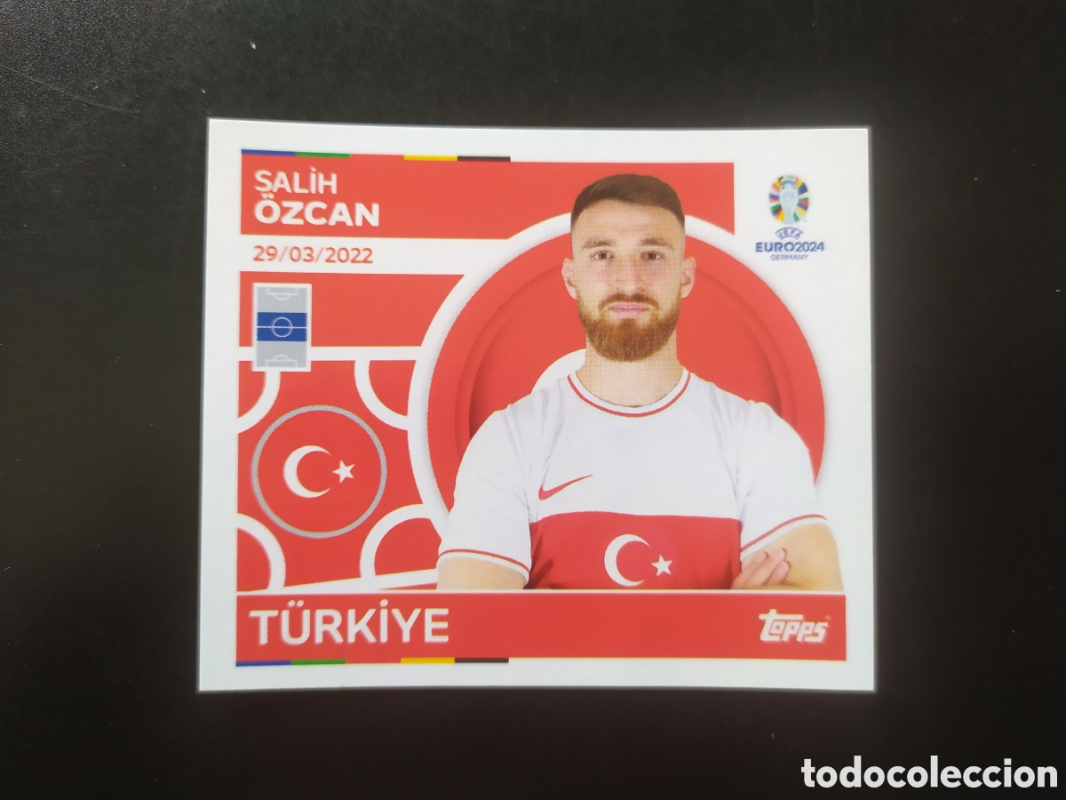 Cromos de F&uacute;tbol: UEFA EURO 2024 Germany stickers topps Ozcan TUR 14 Turquia