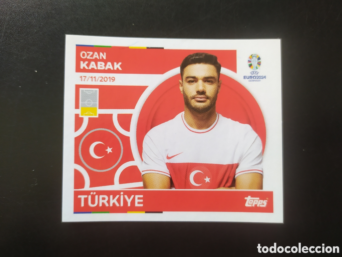 Cromos de F&uacute;tbol: UEFA EURO 2024 Germany stickers topps Kabak TUR 9 Turquia