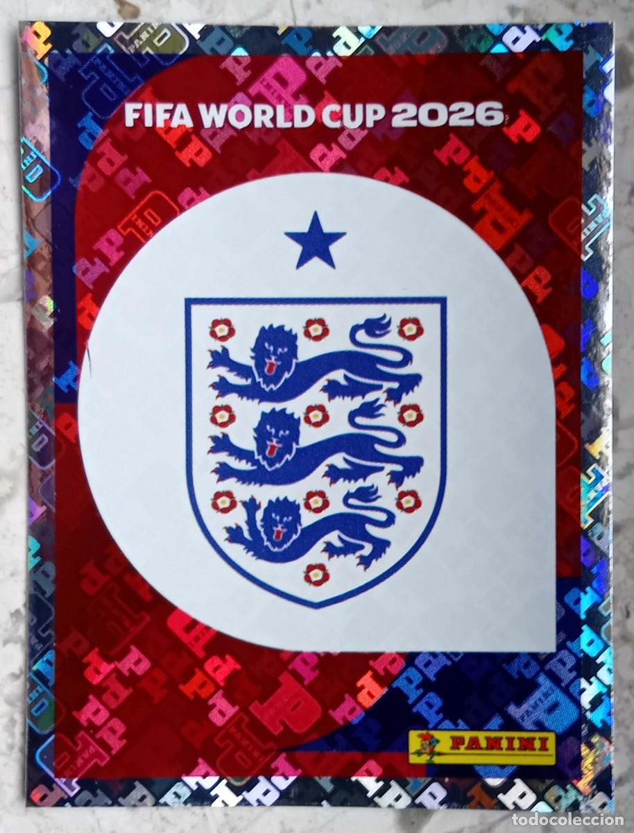 Cromos de F&uacute;tbol: Figurina Panini 2026 Cromo World Cup Usa Mundial 2026 scudetto escudo badge England n ENG 1