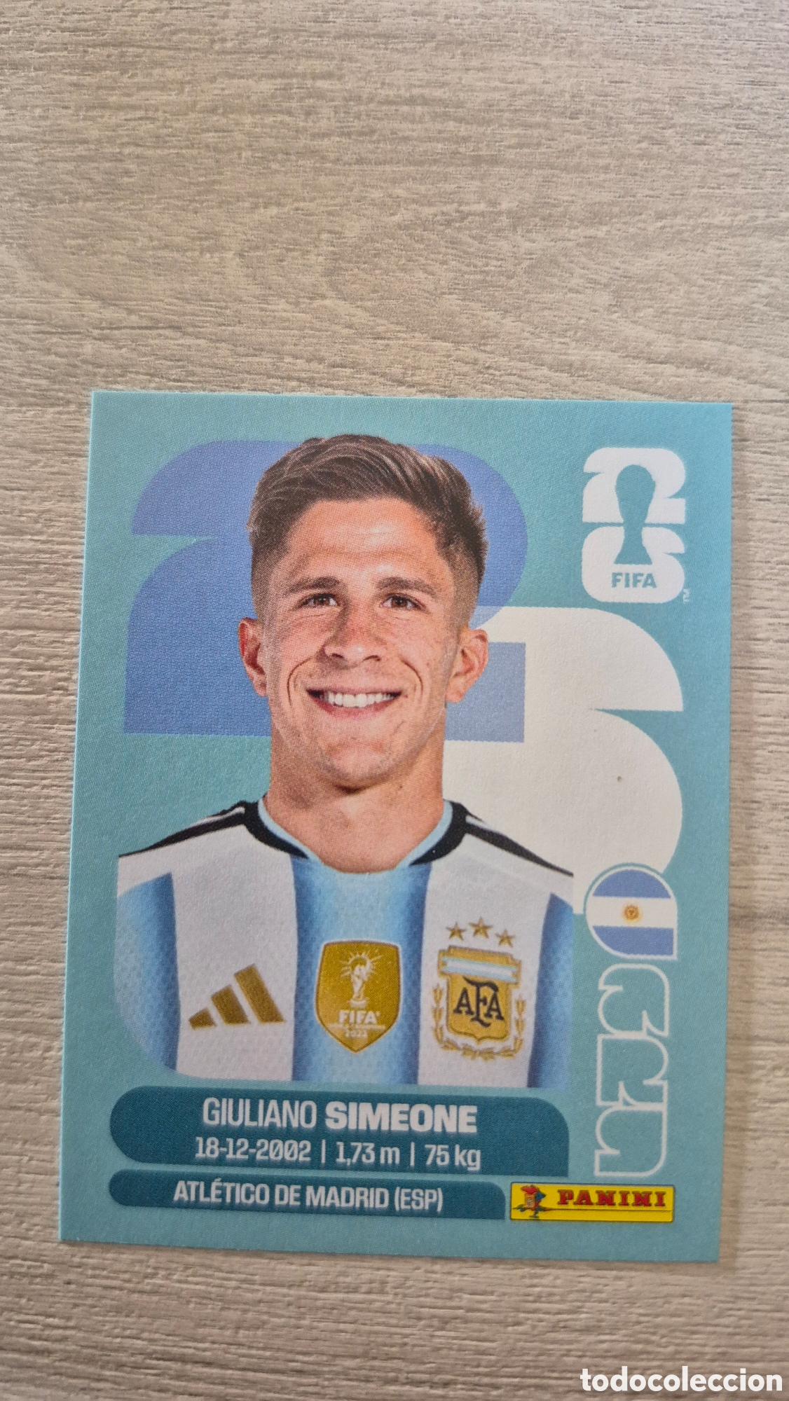 Cromos de F&uacute;tbol: ARG20 Simeone FIFA World Cup 2026