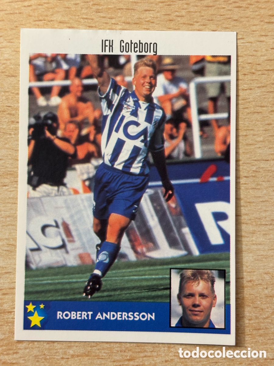Cromos de F&uacute;tbol: # 120 Andersson Goteborg Suecia Mejores Equipos de Europa 97-98 Panini