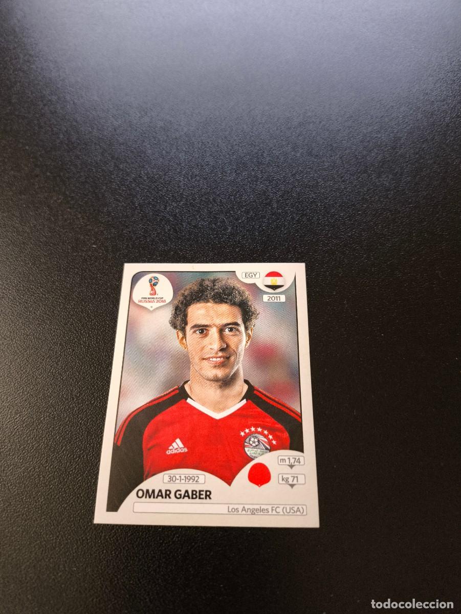 Cromos de F&uacute;tbol: 77 Omar Gaber EGIPTO SIN PEGAR FIFA WORLD CUP MUNDIAL RUSIA 2018 NO LIGA ESTE